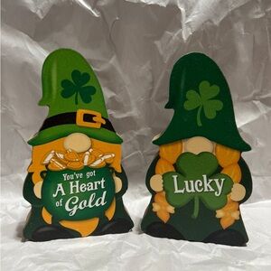 St. Patrick's Day Gnome Wood Decor Set